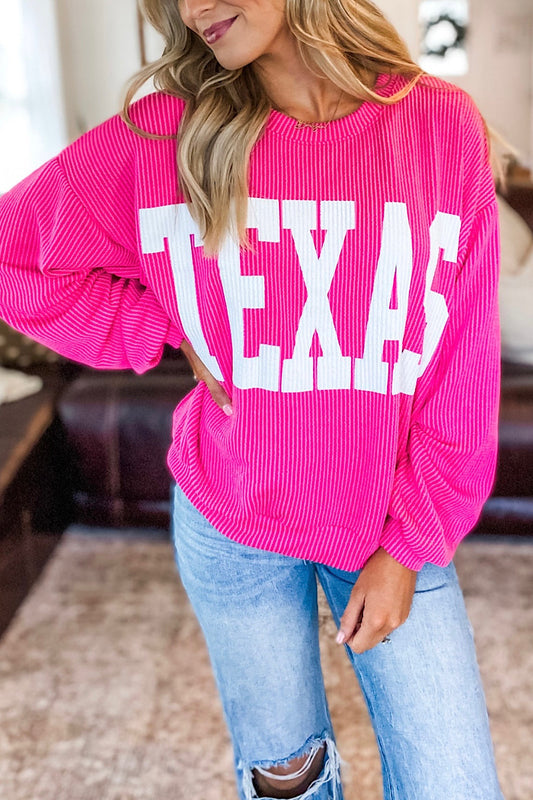 Hot Pink Texas Pullover