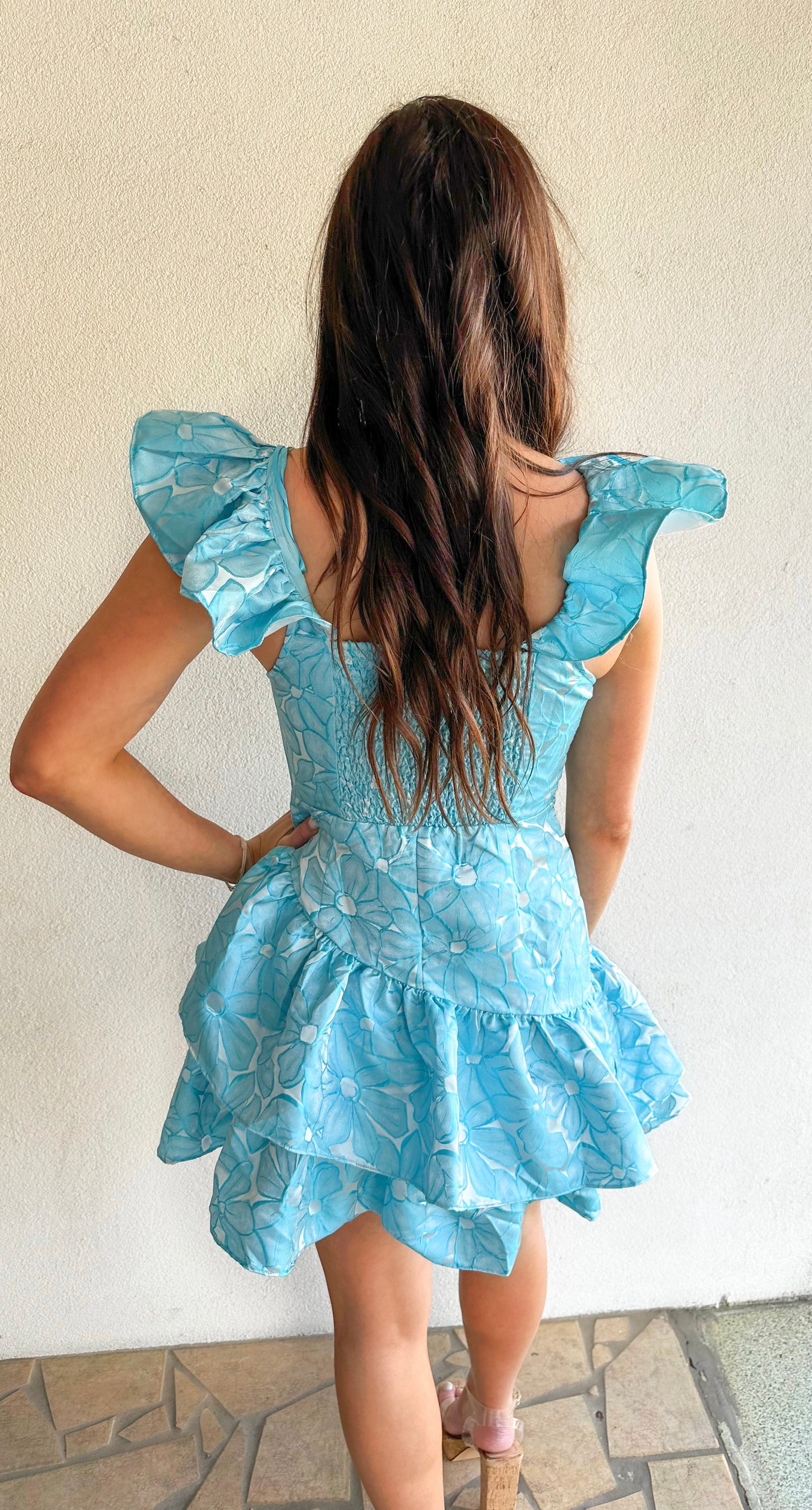 Ava Dress - Blue