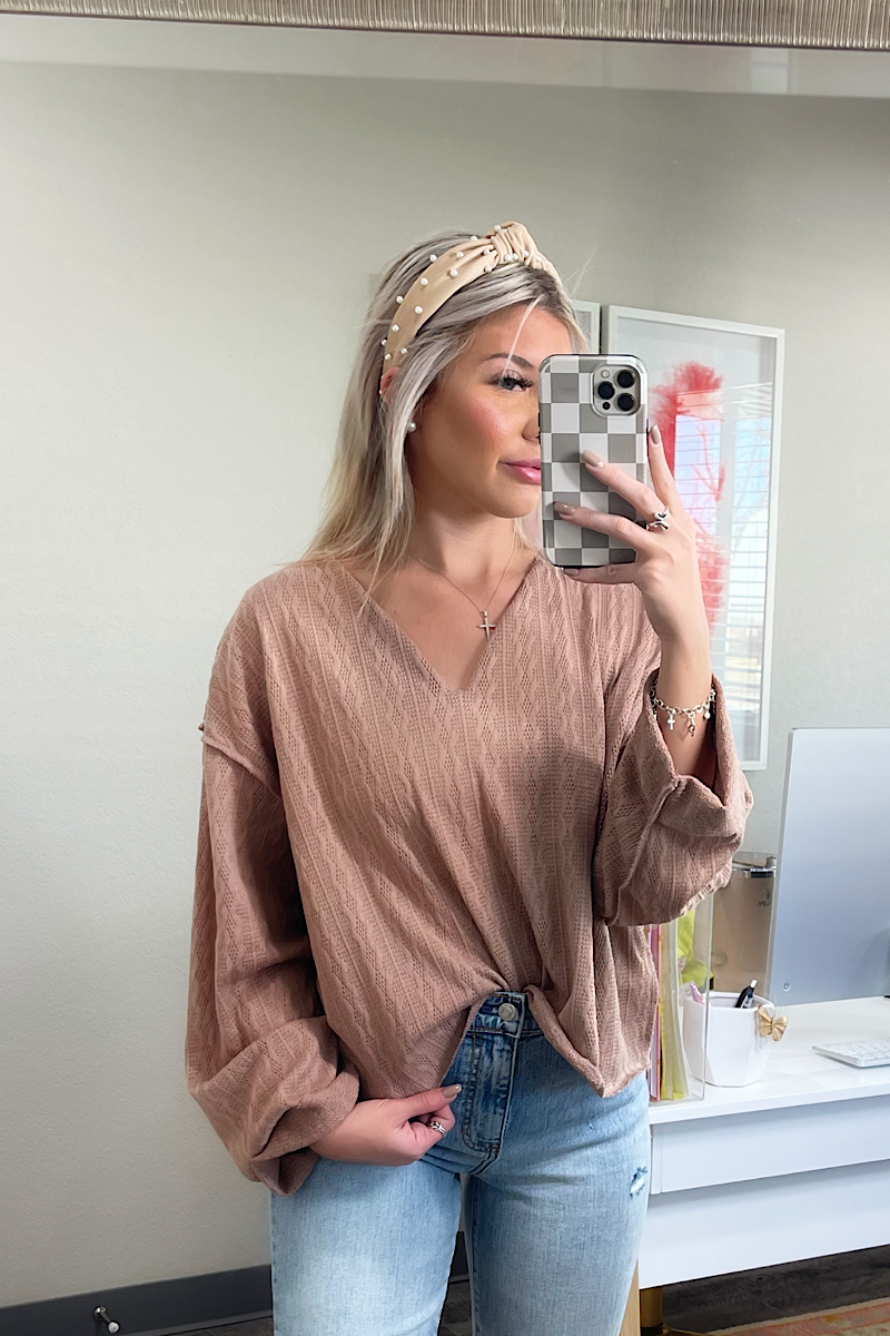 Linny Top - Taupe