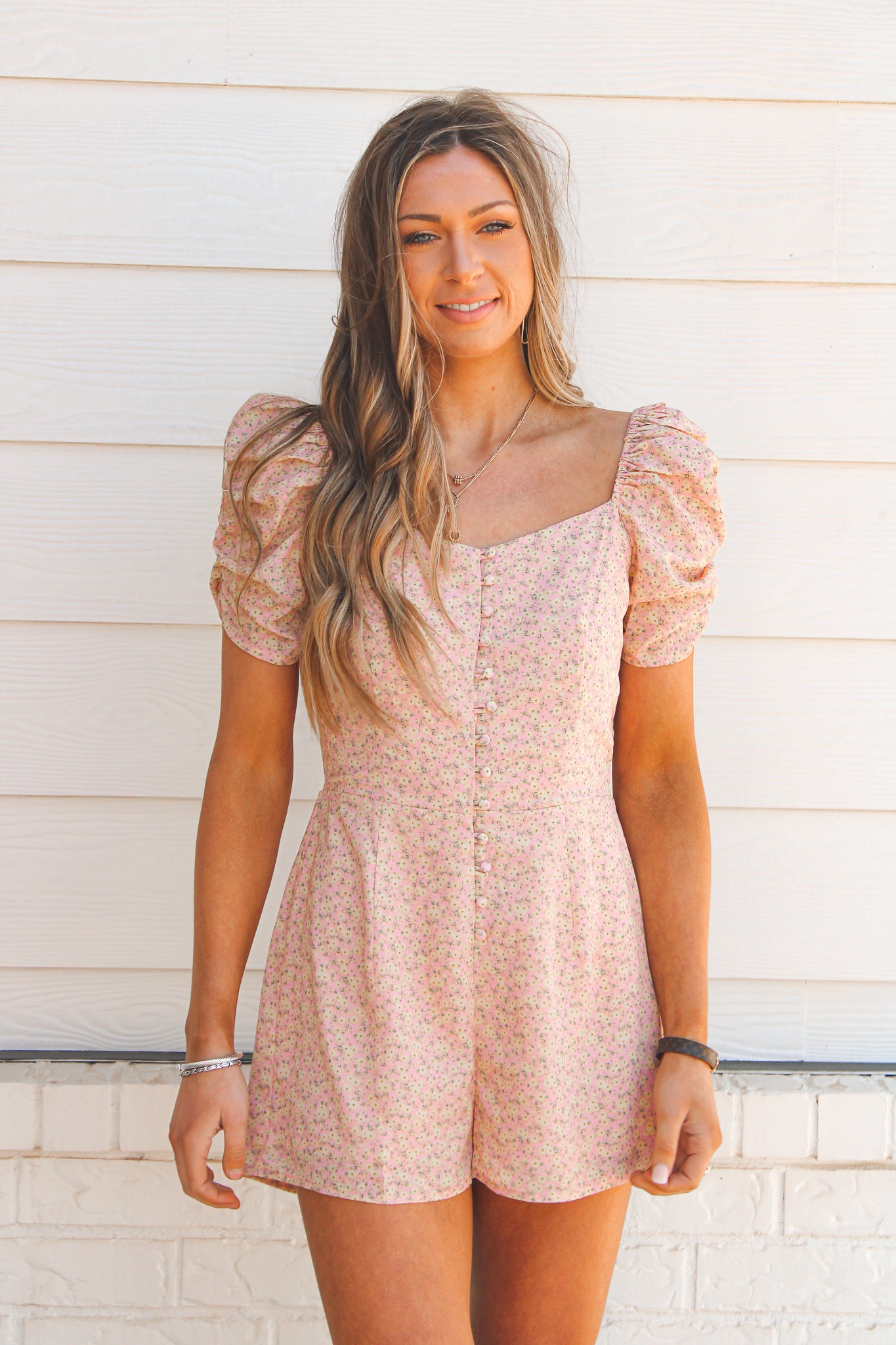Brailey Floral Romper