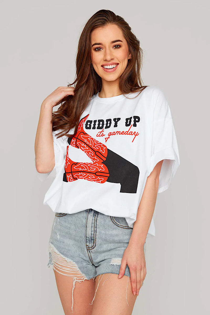 Giddy Up It's Gameday Tee