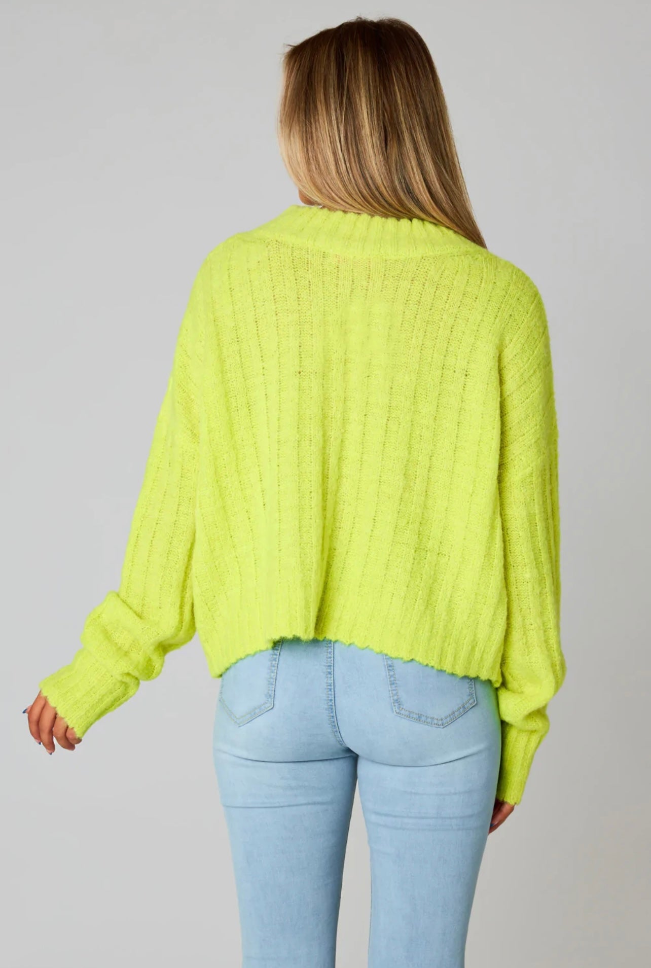 Hadley Knit Sweater - Citrus